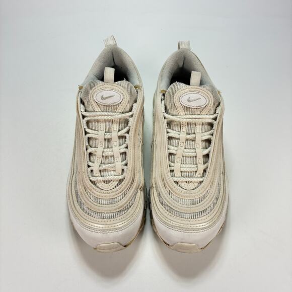Nike Air Max 97 White Lace Up Lifestyle Running Shoes 921733-100 Women’s Size 6 - Picture 3 of 10